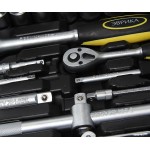 Набор инструмента  1/4"&1/2"DR 6-гранный 82 предмета ЭВРИКА 1/3 ER-80082