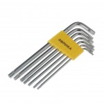Набор ключей TORX : Г-образных удлиненных T10-T40 7пр. ЭВРИКА /1/12/60 ER-25107LT