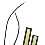 Дневные ходовые огни DAY LIGHT 1 COB MEGA 140х18мм плоские (2шт) MEGAPOWER M-25695