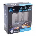 Автолампа H27W/2 (PGJ13) STANDART бокс, 2 шт) 12V MEGAPOWER /1/10 M-37033011