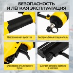 Пневматический степлер Technicom , 6,3 Бар, 0,09 л/удар, 100 скоб/гвоздей магазин TC-NG5040