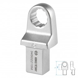 Насадка накидная серии FIT, 15 мм, 14х18 мм KING TONY 34502215M