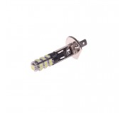 Автолампа H1 (P14.5s) 25 SMD 5050+3528 WHITE 6000K 452лм 12V MEGAPOWER /1/10/100