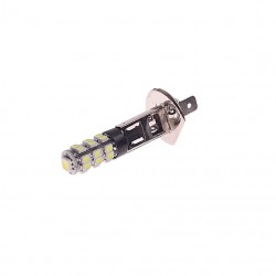 Автолампа H1 (P14.5s) 25 SMD 5050+3528 WHITE 6000K 452лм 12V MEGAPOWER /1/10/100