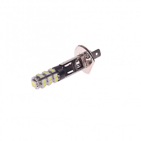 Автолампа H1 (P14.5s) 25 SMD 5050+3528 WHITE 6000K 452лм 12V MEGAPOWER /1/10/100 M-80522