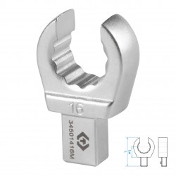 Насадка разрезная серии FIT, 16 мм, 9х12 мм KING TONY 34501416M