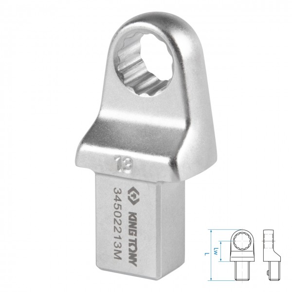 Насадка накидная серии FIT, 13 мм, 14х18 мм KING TONY 34502213M