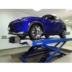 Кронштейн 150 10 000-01 (RAL 5005) для стенда C803 (для ножничного подъемника левый)