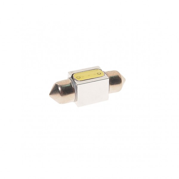 Автолампа C10W (SV8,5) 1 SMD MEGA WHITE 6000K 31мм 80лм24V MEGAPOWER /10 /100 OLD M-85202W-24