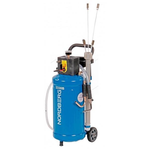 Установка для сбора масла пневматическая, 30 л (синяя) NORDBERG 2330B
