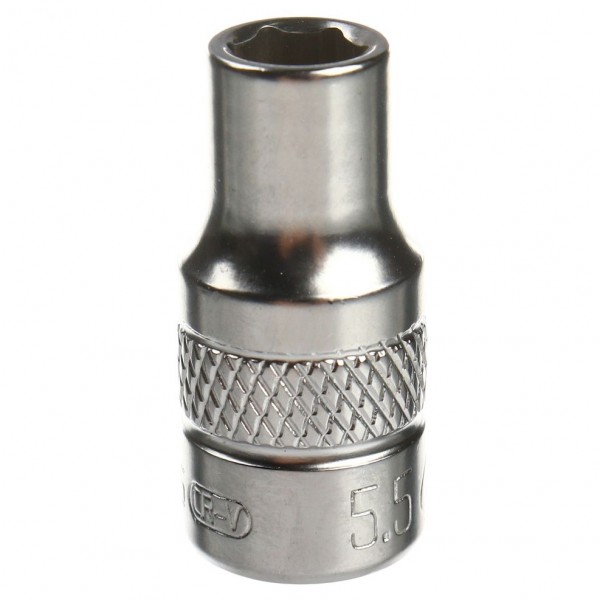 Головка торцевая 5.5мм 1/4 6-гранная L=25мм LIGE LG-22155