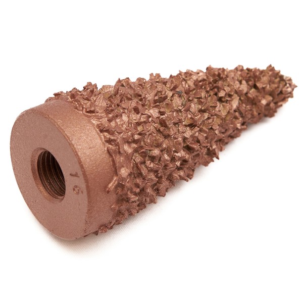 Конус шероховальный Ø25х50мм AH 3/8"-24 thead, 16 Grit NS05-3316