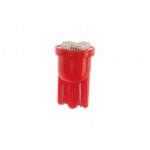 Автолампа T10W (W2,1x9,5d) 6 SMD 3528 RED 60лм   12V MEGAPOWER /10 /100 M-10511R