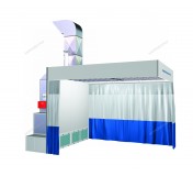 NORDBERG ПОСТ ПОДГОТОВКИ NB100C к окраске с креплением к потолку (с горелкой)