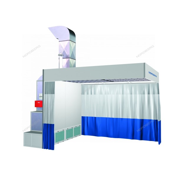 NORDBERG ПОСТ ПОДГОТОВКИ NB100C к окраске с креплением к потолку (с горелкой) NB100C cabel susp