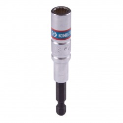 Головка для шуруповерта двенадцатигранная 1/4, 8 мм, L = 80 мм KING TONY 76B808M