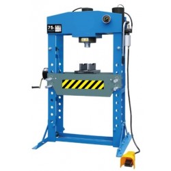 Пресс гидравлический 75т HJ0812CE, напольный, пневмопривод, педаль