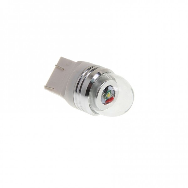 Автолампа W21/5W (W3*16q) 1 SMD CREE WHITE 180лм 6000K 12V MEGAPOWER /10/50 OLD M-20397DW