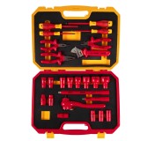 Набор инструментов диэлектрических, универсальный, 25 предметов TOLSEN TTV83825