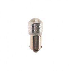 Автолампа T4W (BA9s) 1 SMD CREE WHITE 6000K 120лм 12V MEGAPOWER /10 /100 OLD