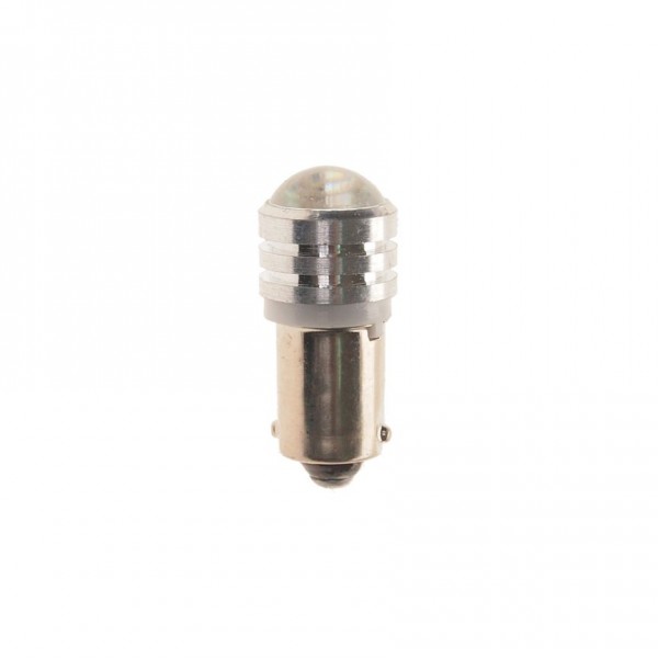 Автолампа T4W (BA9s) 1 SMD CREE WHITE 6000K 120лм 12V MEGAPOWER /10 /100 OLD M-90142W