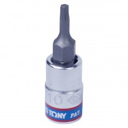 Насадка (бита) торцевая 1/4, Torx T10, L = 37 мм KING TONY 203310