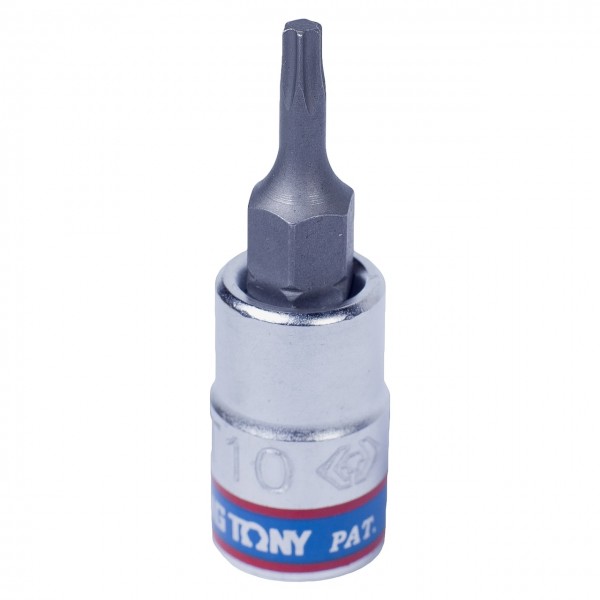Насадка (бита) торцевая 1/4, Torx T10, L = 37 мм KING TONY 203310