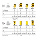 Гидравлический цилиндр 300т. ход штока 150 мм Car-Tool CT-T300150