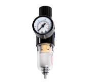 F151/1.R Регулятор давления ROSSVIK FR с манометром и фильтром конденсата 1/4"