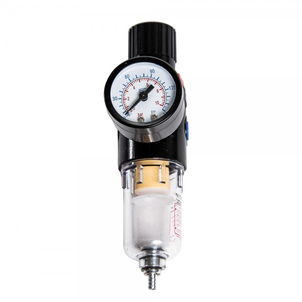 Регулятор давления ROSSVIK FR с манометром и фильтром конденсата 1/4" F151/1.R