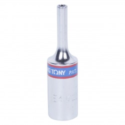 Головка торцевая TORX Е-стандарт 3/8, E4, L = 63 мм KING TONY 327504M