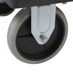 Тележка пластиковая, 2 полки OPT-607S