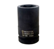 SID060133 Головка торцевая ударная, глубокая ROSSVIK, 1", 33мм