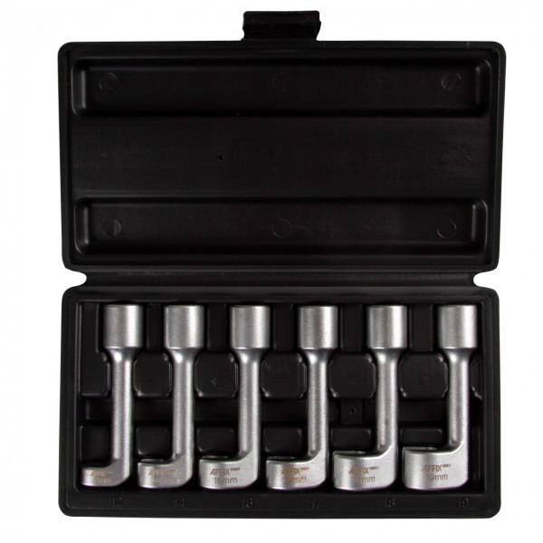 Набор разрезных насадок 1/2, Г-образные, 12-19 мм, 6 предметов, кейс AFFIX AF02510006C