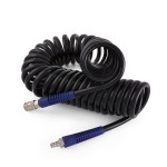 Шланг пневматический спиральный с БРС, 15 м, 10х14 мм WDK-65815