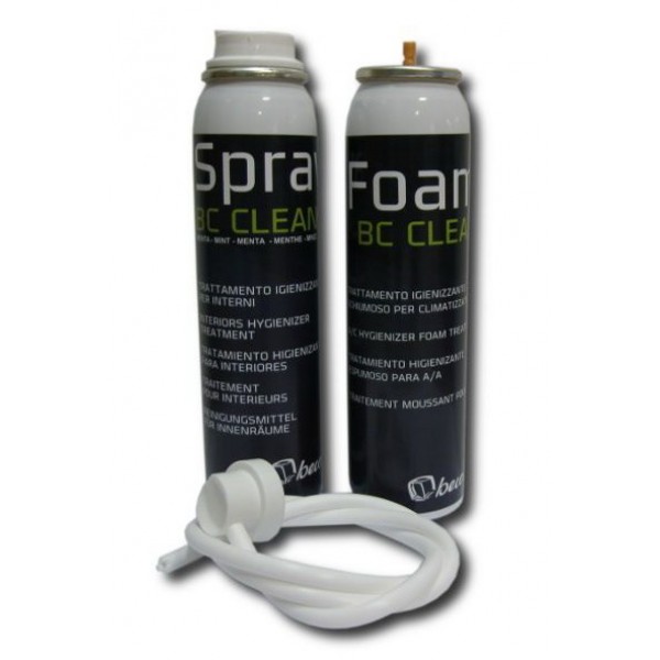 оборудование для запр. конд комплект  для очистки (пена, спрей) bc-clean