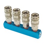 Разветвитель пневматический, вход 1/4 (F), 4 выхода БРС WDK-84MM