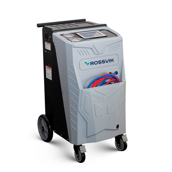 Установка для обслуживания кондиционеров ROSSVIK АС2000. 7" Сенсорный дисплей, автомат + база данных AC2000