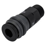 Композитное пневматическое быстроразъёмное соединение с внешней резьбой M 1/2 WDK-840SM