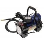Компрессор  поршневой 150PSI (35л/мин, 14А) с фонарем, в кейсе 12V MEGAPOWER /1/8 M-88012