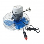 Вентилятор M-503 21см (8") с решеткой металл 24V MEGAPOWER /1/12 HIT M-503-24