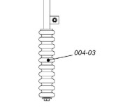 Ролик поддерживающий малый для мойки колес Вулкан