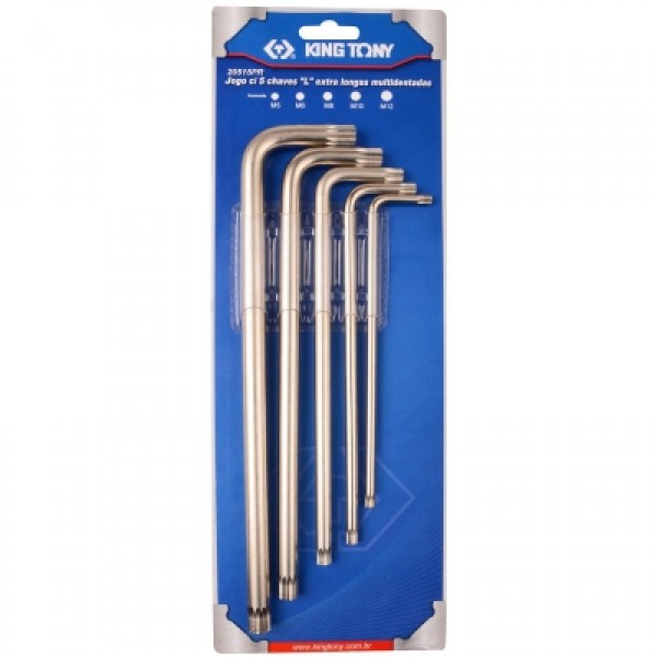 Набор Г-образных SPLINE KING TONY 20515PR01 