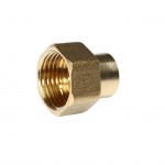 Соединитель резьбовой : внутр. резьба 1/2"x1/4" ЭВРИКА /1/10 ER-FF08/04
