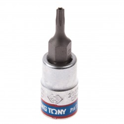 Насадка (бита) торцевая 1/4, Torx, T9, L = 37 мм, с отверстием KING TONY 203709