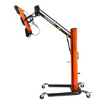 Трехкассетная мобильная ИК сушка на пантографической стойке с гидроцилиндром WDK-3D