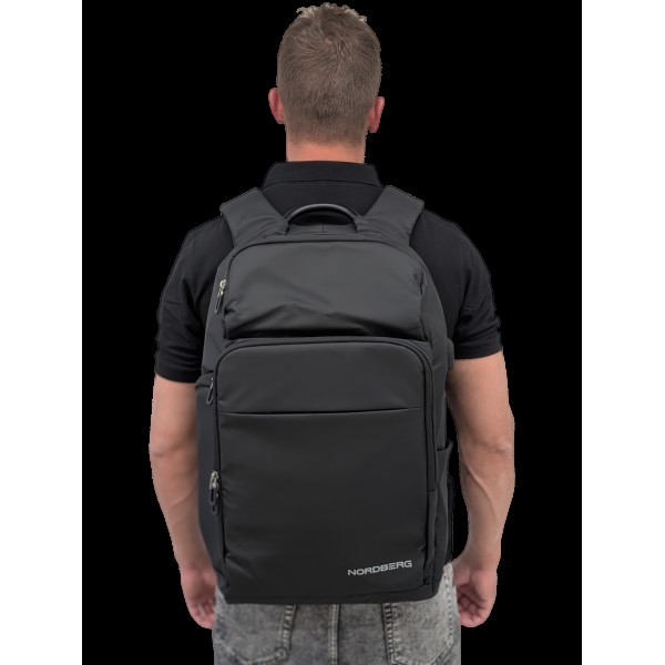 Рюкзак черный с логотипом NORDBERG BAG-7080B