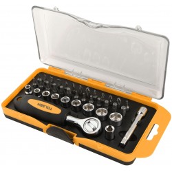 Набор вставок (бит) 1/4, PH, PZ, Hex, Torx, Slotted, 38 предметов TOLSEN TT20035