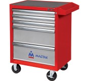 Тележка инструментальная, 5 выдвижных ящиков, ОПТИМА, красная МАСТАК 521-05581MR