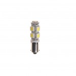 Автолампа T4W (BA9s) 9 SMD 5050 WHITE 6000K 180лм 12V MEGAPOWER /10 /100 OLD M-90131W